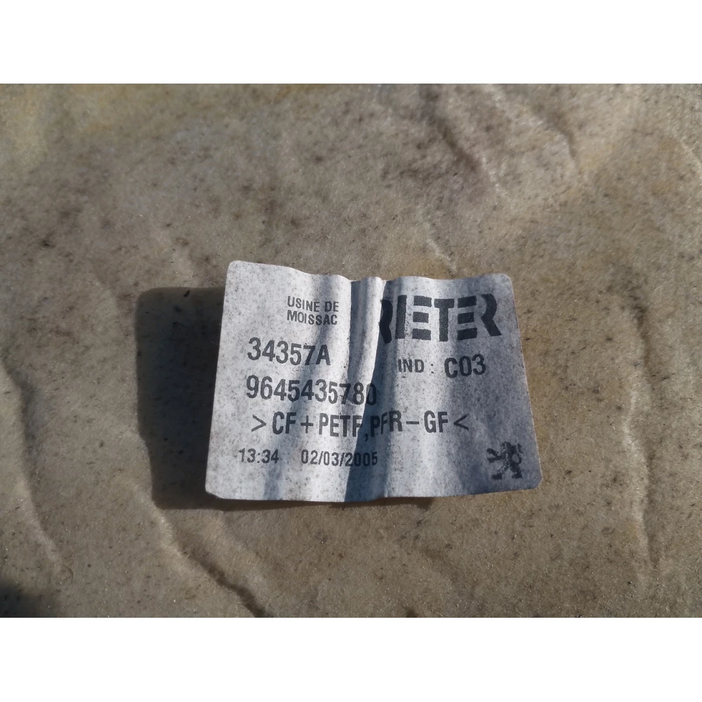 9645435780 (7979F2)шумоізоляція капоту Peugeot 407 (2004-2010)