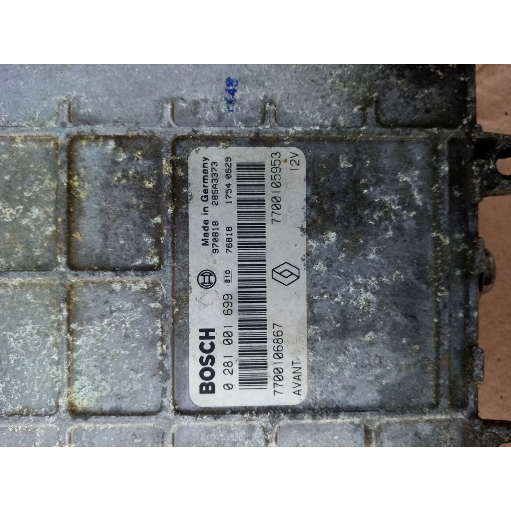 7700106867 0281001699 Електронный блок управления Renault.
