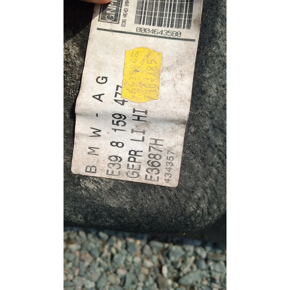 434357  ящик багажника Bmw E39