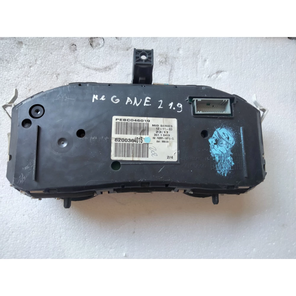 8200364015 приборная панель Renault Megane 2 1.9DCI