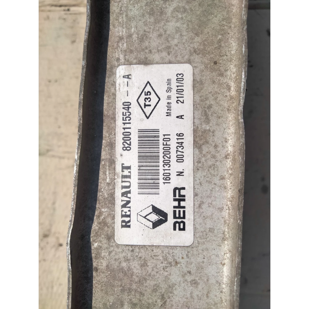 820011540 радиатор интеркуллера Renault Megane 2 Scenic 2 1.5 DCI