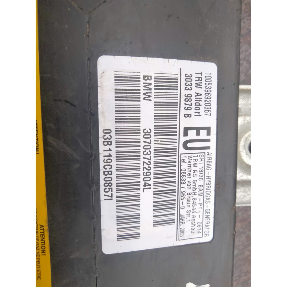 Подушка безопасности водительской двери BMW 3 E46 1997-2006 г
