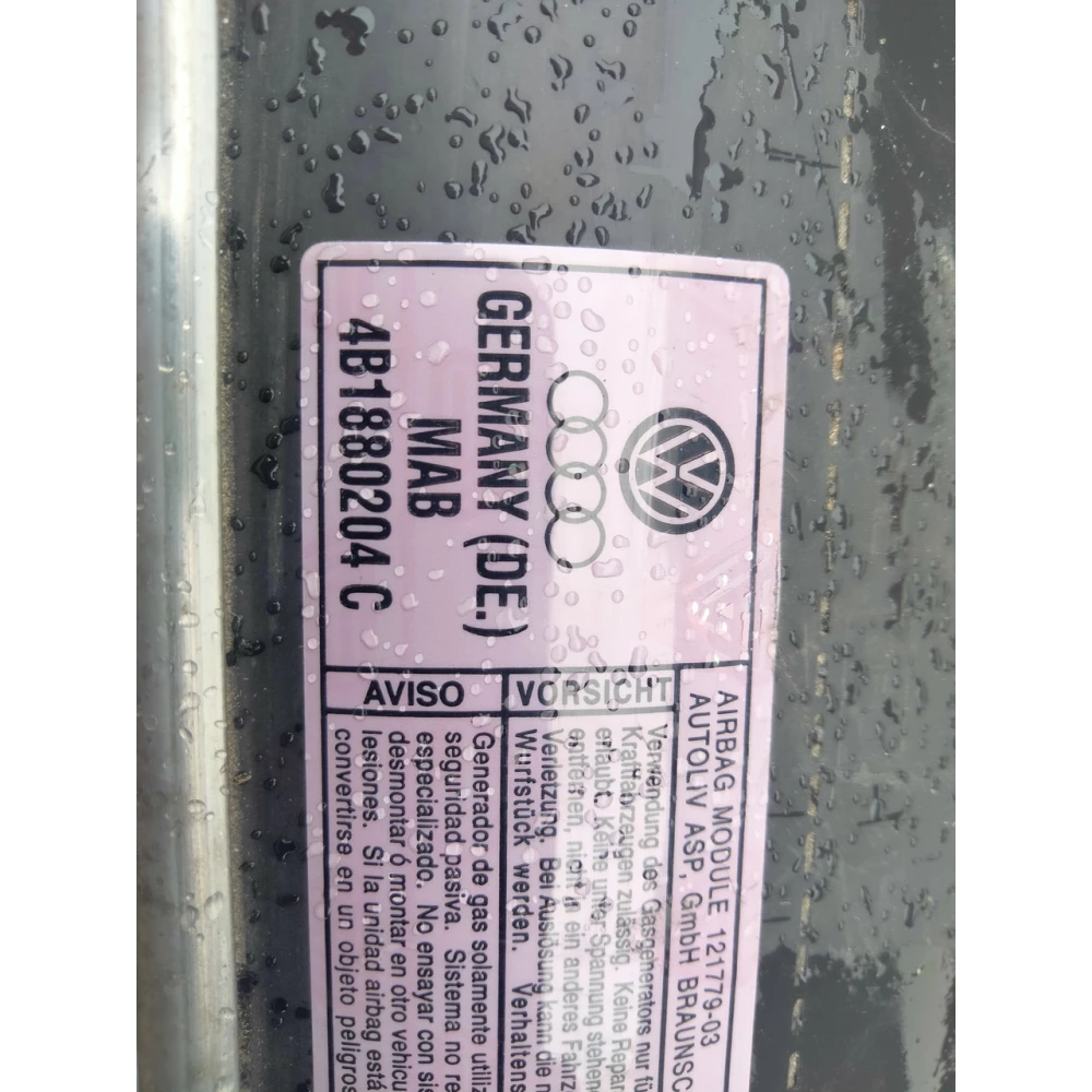 4B1880204C подушка безопасности пассажира Audi A6 C5