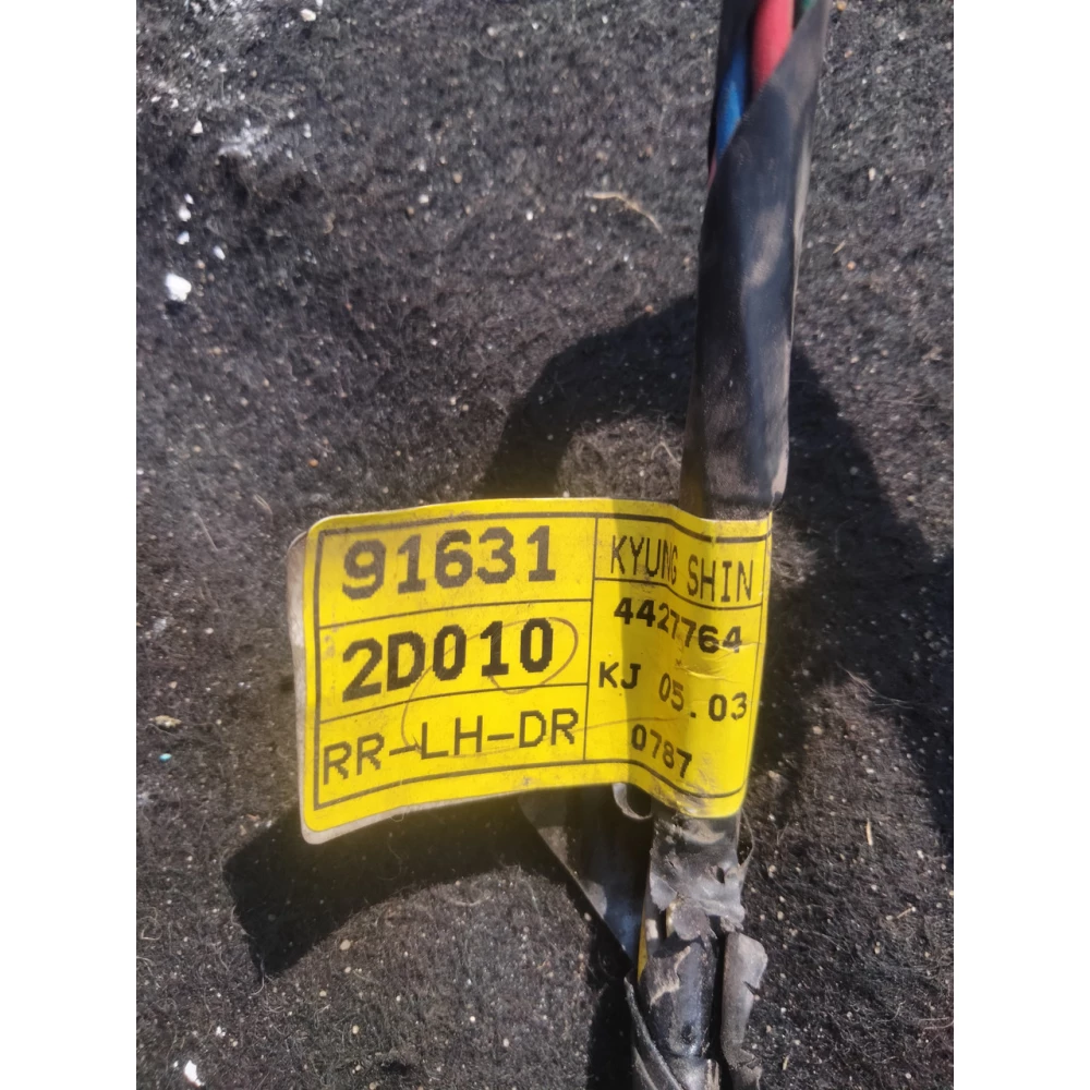 916312D010 проводка задней левой двери Xyundai Elantra XD 3